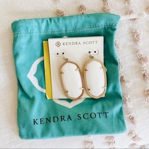 Kendra Scott Danielle Earrings in White Mother of Pearl